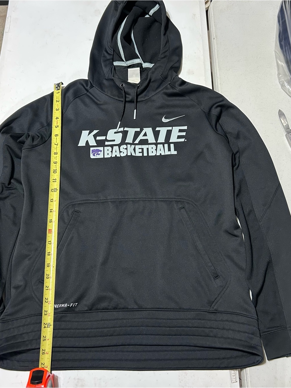 Nike Kansas State Basketball Team Issue Therma-Fit Sweatshirt Men’s Size Medium